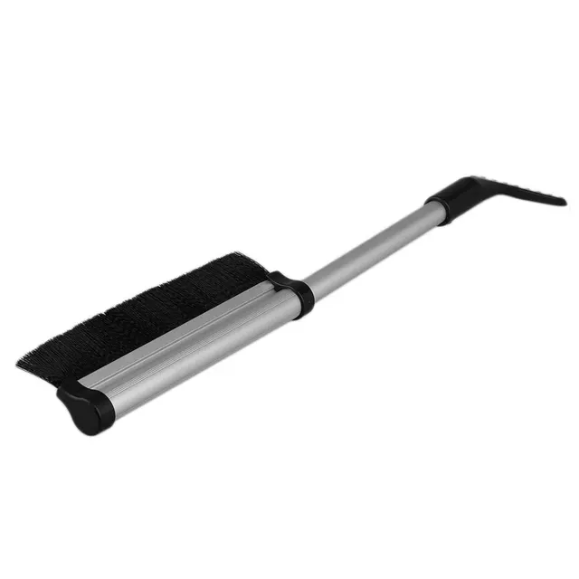Aluminum Alloy  Car Retractable Winter Vehicle Scraper Shovel Snow Nylon Brush Wiper Blades Removal Clean Tool X009
