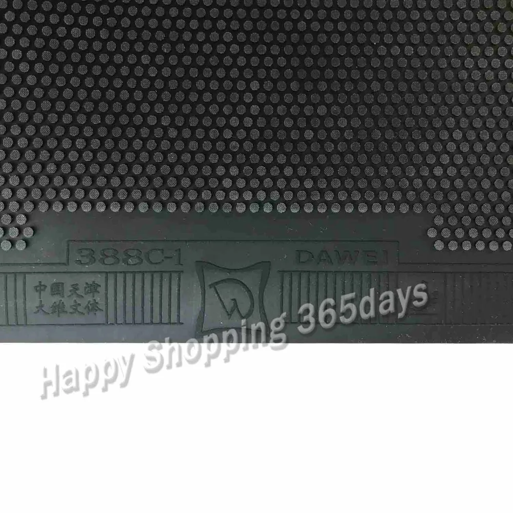 DAWEI 388C-1 Good for Forehand Attack Medium Pips Out Table Tennis PingPong Rubber Sheet