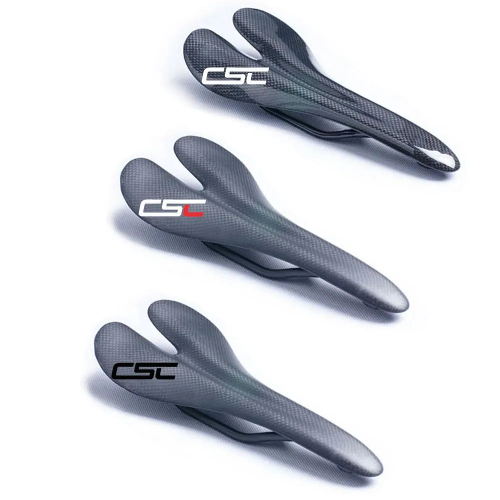CSC Bike Saddle Carbon Fiber Mountain Road Bicycle Saddle Seats