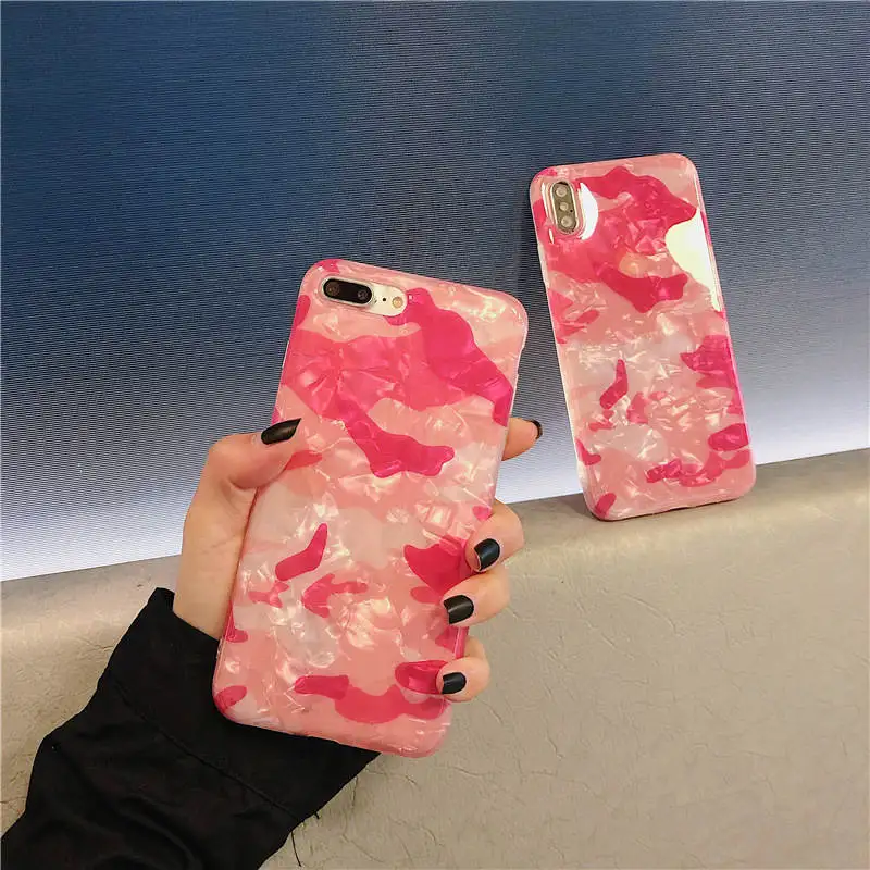 Модный Камуфляжный силиконовый чехол для Iphone 66s 78 78plus x/Xs Xr Xsmax модный