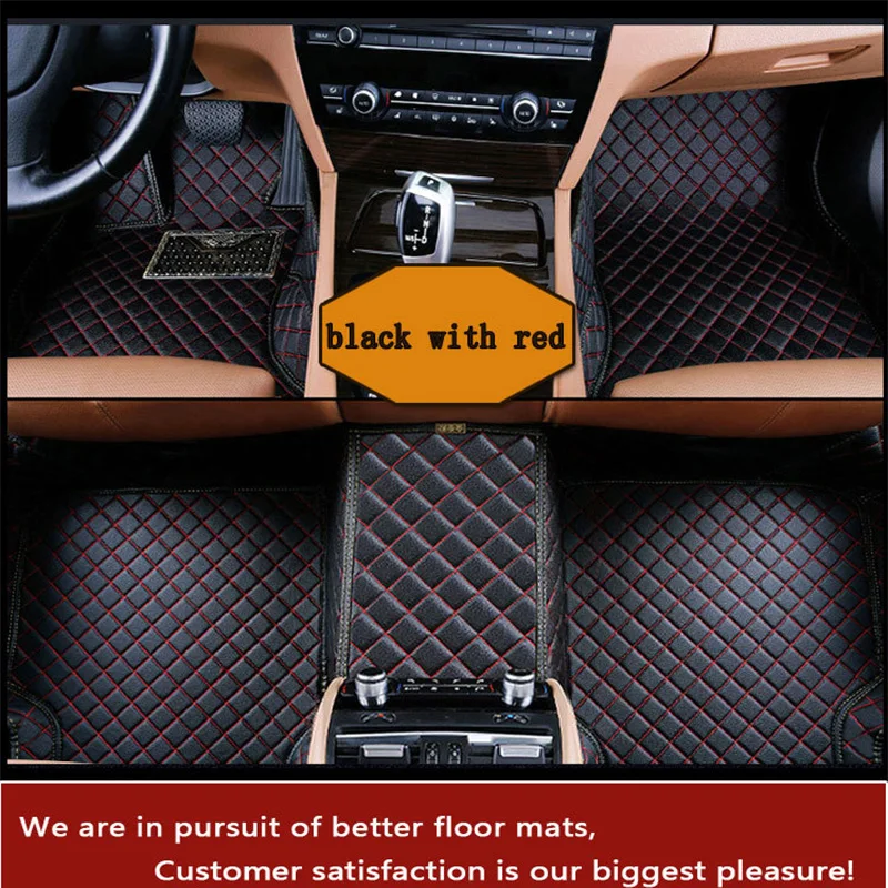 

Custom Made Car floor Mats( Front + Rear ) For Toyota Corolla Camry RAV4 Highlander Land Cruiser Car Floar Cpetor Mats Modeling