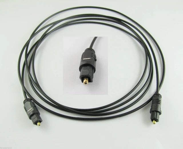 1pc Digital Optical Fiber Optic Toslink Audio Cable OD 2.2mm 2M 6.5ft -  AliExpress