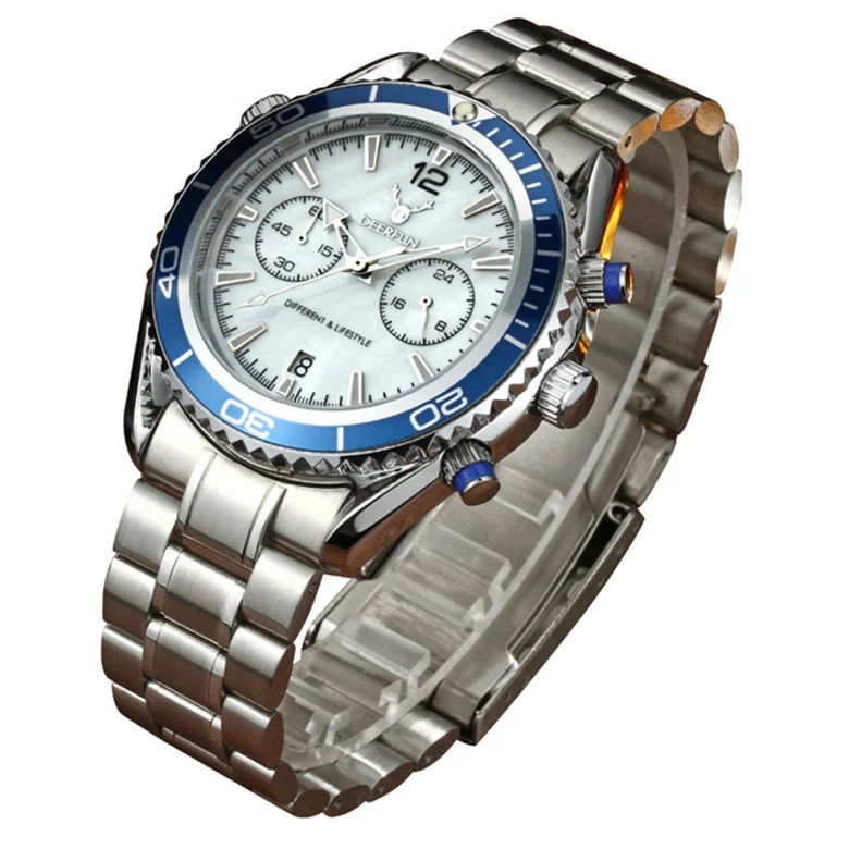 Zegarki meskie бренд класса люкс Rolexable Бизнес повседневные часы мужские