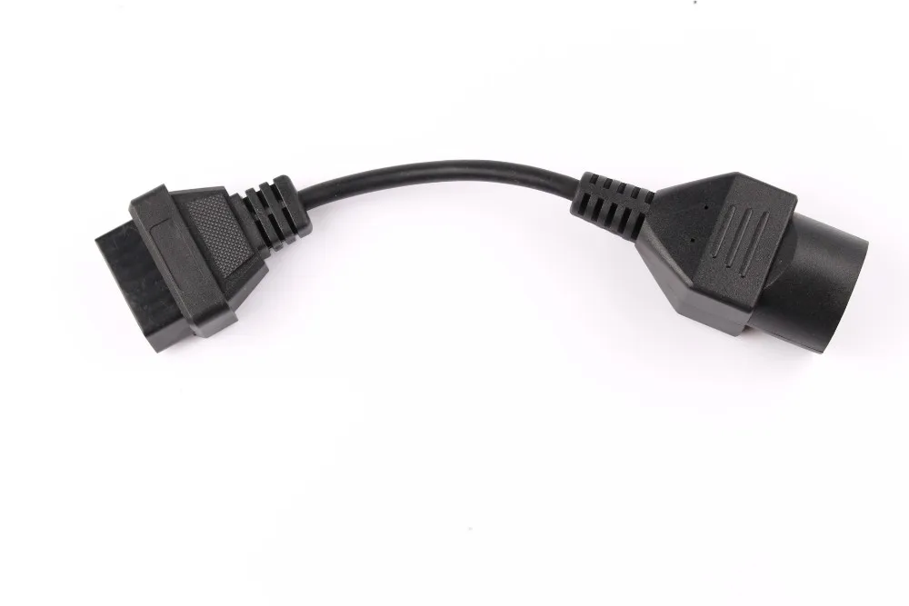 Цена OBD II 17 PIN to 16 PIN OBD2 Соединительный кабель для Mazda 17 PIN автомобильный диагностический инструмент кабель для Mazda 17 PIN