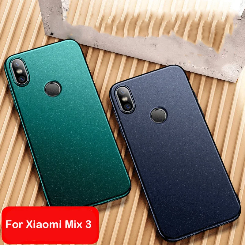 Полностью Защитный пластиковый металлический чехол для Xiaomi Mi Mix 3 жесткий тонкий
