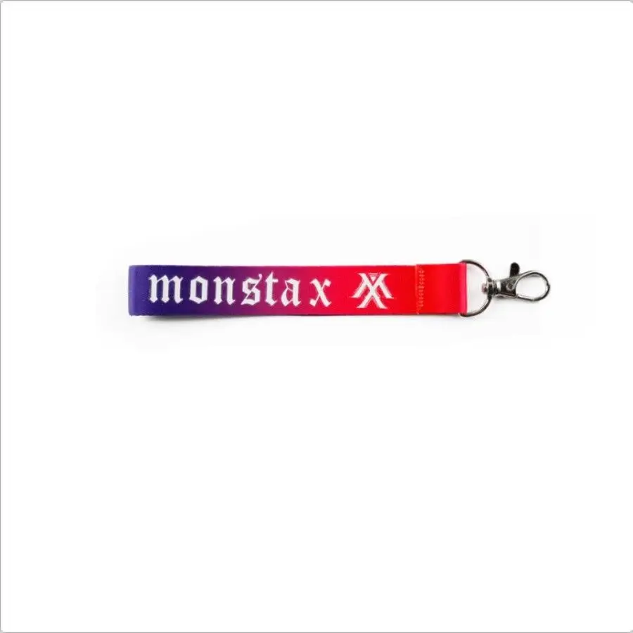 Kpop MONSTA X VIXX SHINEE IKON b. A. P дважды модный ремешок брелок с подвеской для сумки - Цвет: Monsta x 02