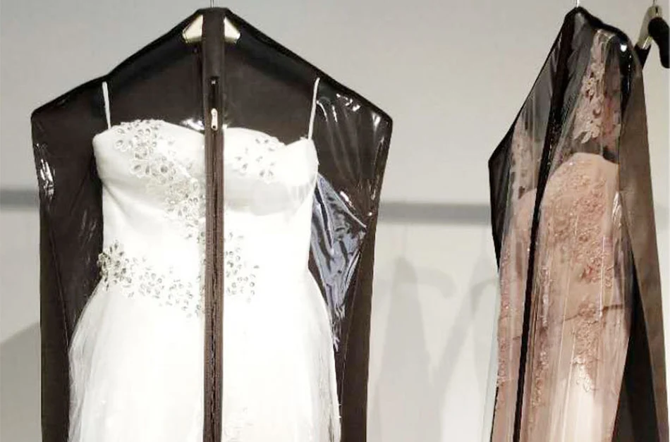 Переносная сумка для хранения свадебного платья, вечерний халат, Пылезащитный Водонепроницаемый чехол из нетканого материала+ ПВХ 170x60x30 см JD035