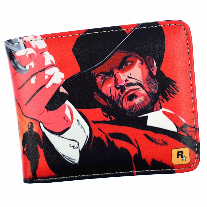 Game Red Dead Redemption 2 Wallet Men's Short Purse with Coin Pocket
