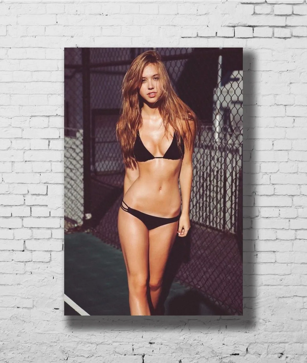 

G-070 Alexis Ren Sexy Model Hot Girl Star 01 Fabric Home Decoration Art Poster Wall Canvas 12x18 20x30 24x36inch Print