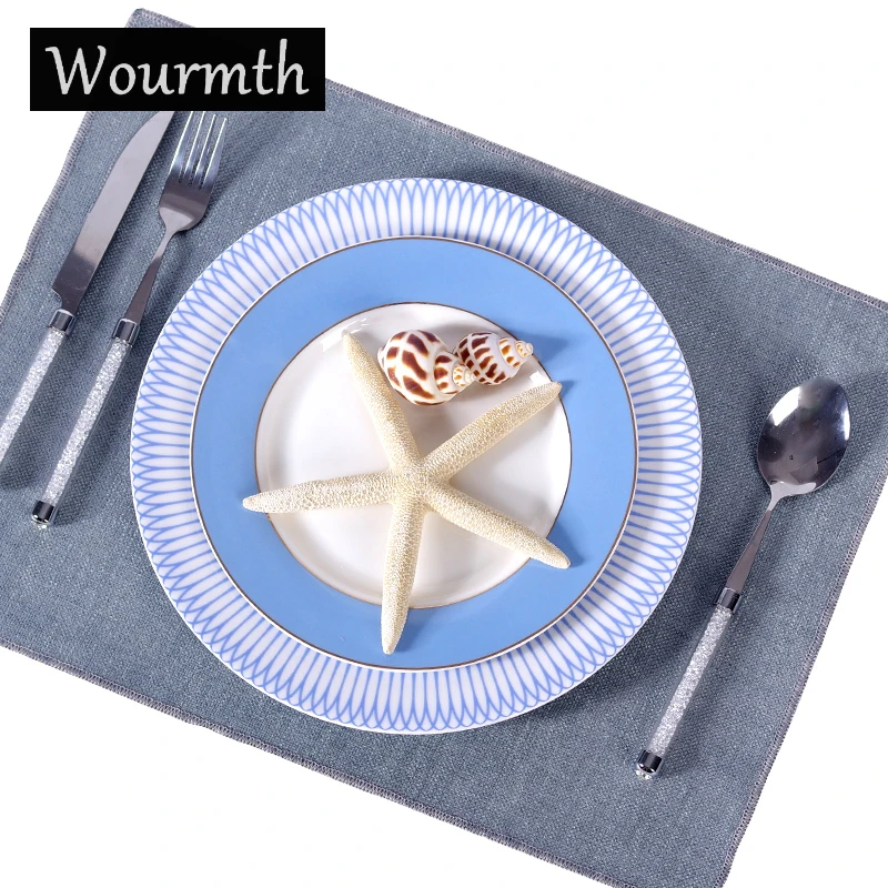 

WourmthHotel Home Restaurant Bone China Dinner Service Western Beef Steak Dish Refreshment Plates Coffee Cups Saucers Sets