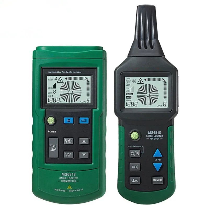 

Multi-function Advanced Cable Detector Wire Tester Tracker Metal Pipe Locator Meter Pressure Transmitter MS6818 12~400V