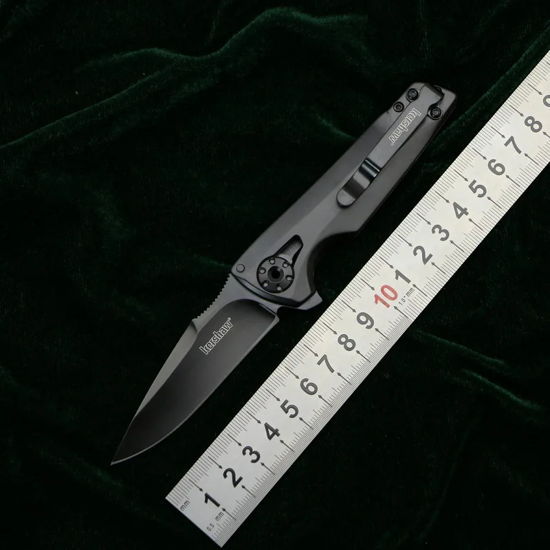 

OEM Kershaw 1988 flipper folding knife 8Cr13Mov blade steel handle outdoor camping hunting pocket kitchen fruit knives EDC tools