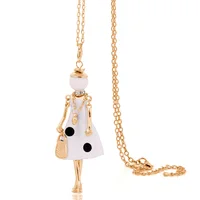 Colliers à la mode pour femmes, Long collier pour dames et chaînes pendentif, bijoux cadeaux 6