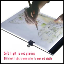 13,15x9,13 inch A4 Графический написания картины световой короб отслеживание колодки цифровой планшет для рисования Artcraft подушечка педали трафаретная доска