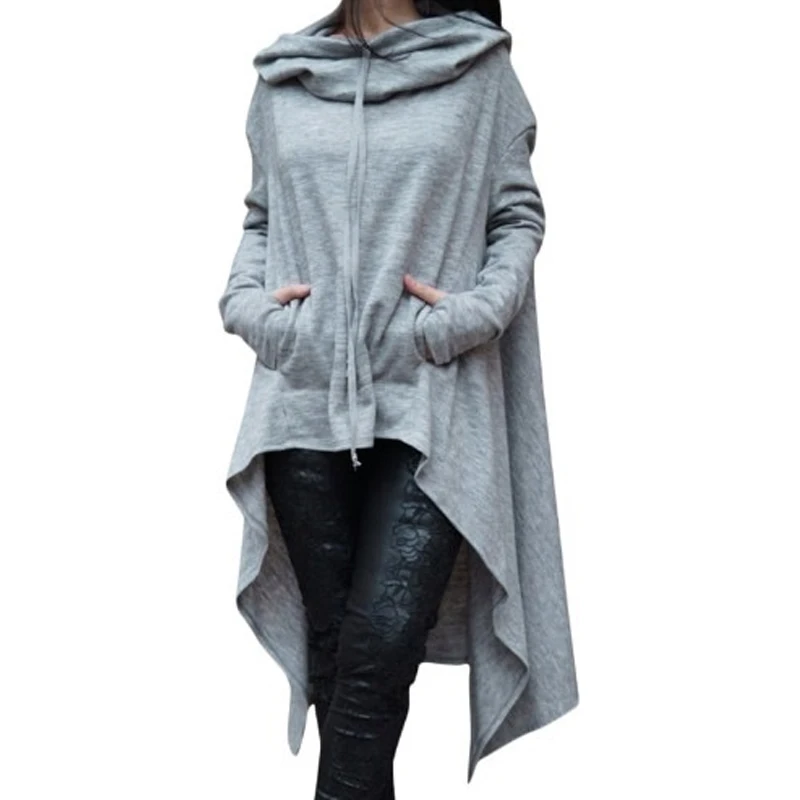 Толстовка с капюшоном женская повседневная свободная длинным рукавом|hoodie sweatshirt
