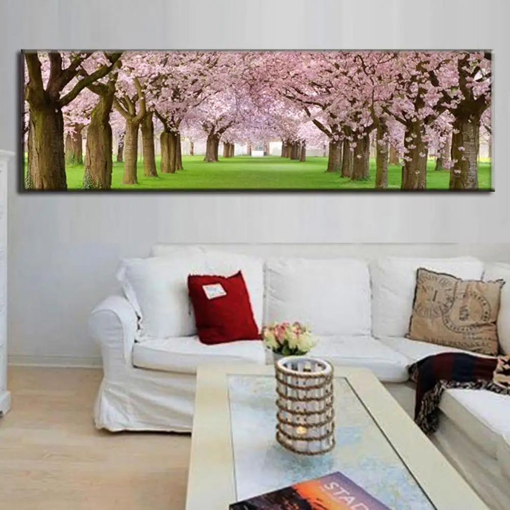 Online kopen wholesale kersenbloesem canvas uit china ...