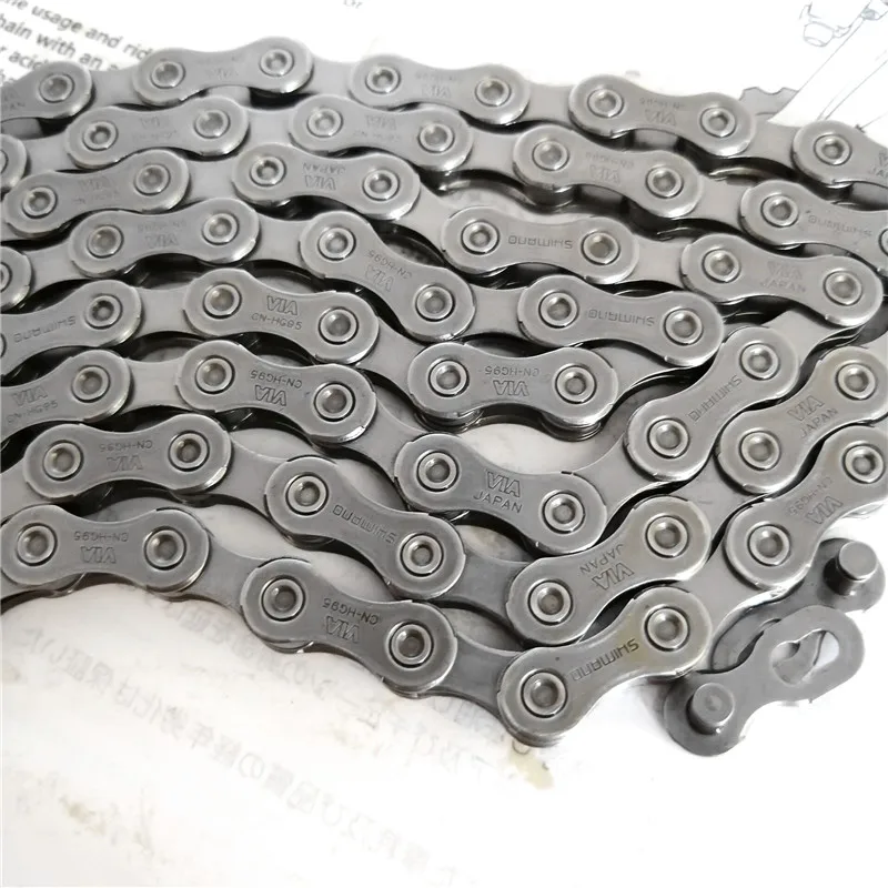 Excellent Shimano DEORE XT HG95 10 Speed MTB Mountain Bike Chain 116 Link With Quick Links Bicycle Parts CN-HG95 116L 0