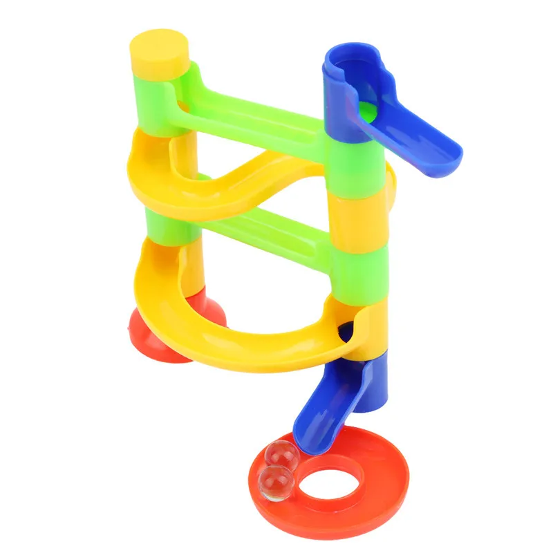 1 Pc DIY Construction Marble Race Run Maze Balls Track Building Blocks