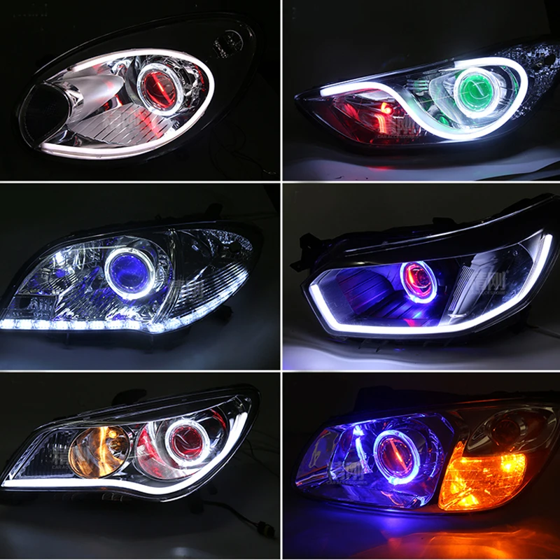 Demon Eye Led Light Devil Eyes For 3 2.5 Inch Car Head light Projector