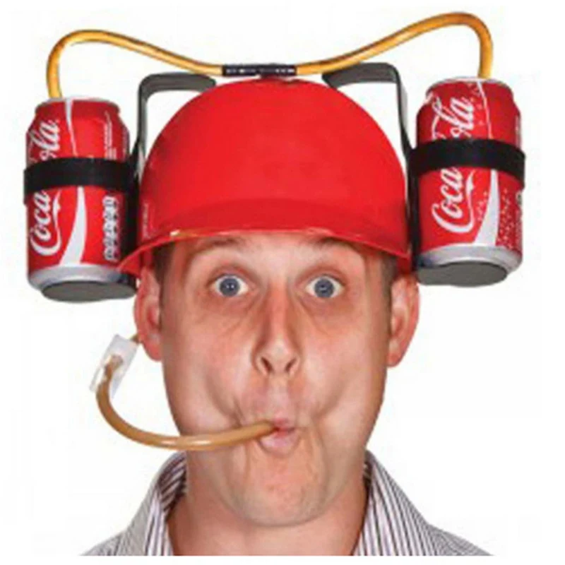 Buy Funny Beverage Helmet Drinking Birthday Single Party Cool Toy Holder