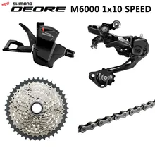 SHIMANO DEORE M6000 Группа Комплект горного велосипеда MTB 1x10-Speed 11-42T M6000 задний переключатель рычаг переключения передач