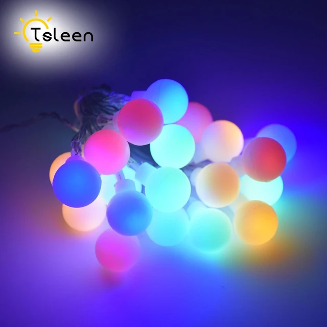 Tsleen 7m 50 Led Ball String Lights Solar Ed Christmas Light Tsleen 7m 50 Led Ball String Lights Solar Ed Christmas Light Patio Lighting For Home