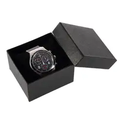 Шт. 1 шт. браслет ювелирные часы Коробка Чехол Держатель для часов с пеной внутри подарок для браслет коробки