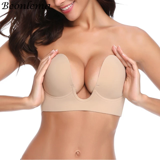 Beonlema Sutia Sexy Invisible Bra Adhesive Brassiere Strapless Bra