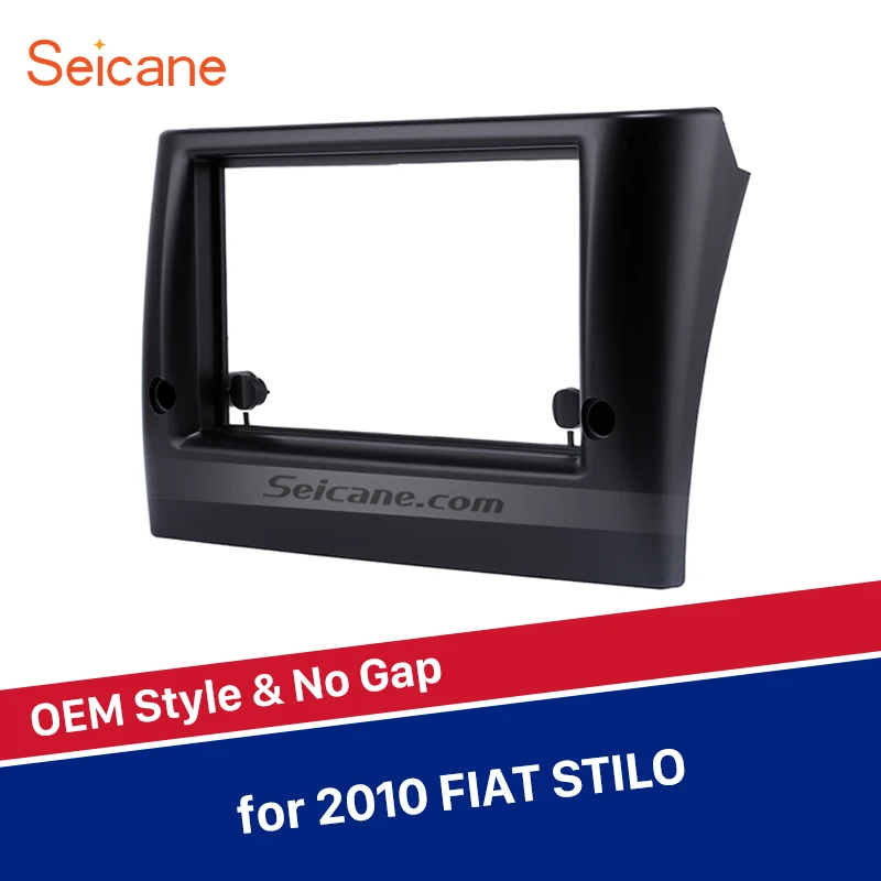 

Seicane 2DIN 178*102mm Car Stereo Radio Fascia Panel DVD Install Frame Surrounded Trim Refit Kit Bezel For 2010 FIAT STILO