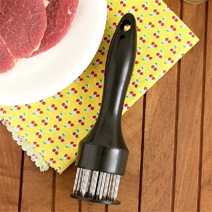 Стейк свинина Чоп быстро рассыпчатое Мясо Tenderizer иглы из нержавеющей стали нежное мясо молоток кухня помощник J2Y