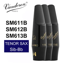 Франция Vandoren SM611B SM612B SM613B T45 T55 T75 Jumbo JAVA мундштук для саксофона-тенора/Tenor Sib-Bb Sax мундштук