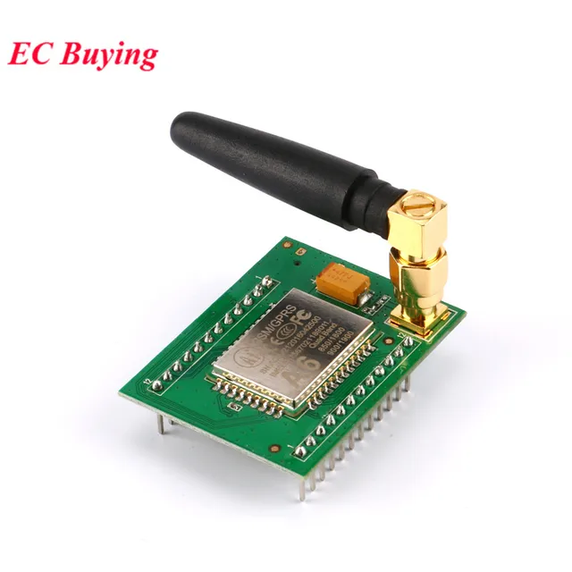 US $2 99 5% OFF|GSM Module GPRS Module A6 System Board Development Board GSM GPRS Wireless Data Transmission SMS Speech Board PCB -in Integrated