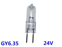 5 pces lâmpada halógena g6.35 24v 35w 50 75 100 gy6.35 24v instrumentos médicos torno moedor fase lâmpada 75 24v gy6.35 100w