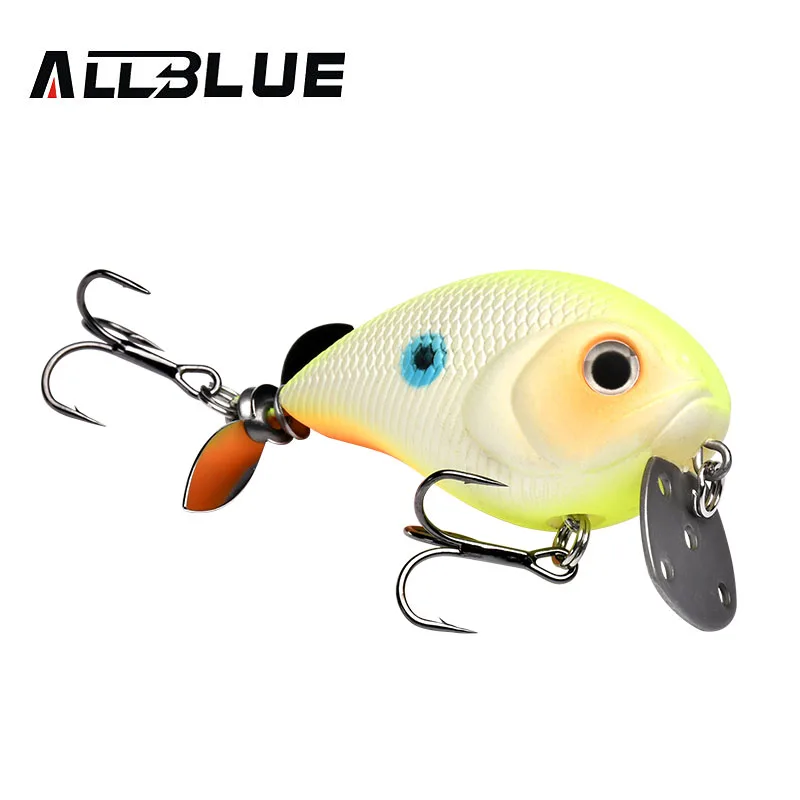 ALLBLUE SPYCRANK 50F плавающая мелкая Дайвинг Crankbait рыболовная приманка 12 5 г/50 мм
