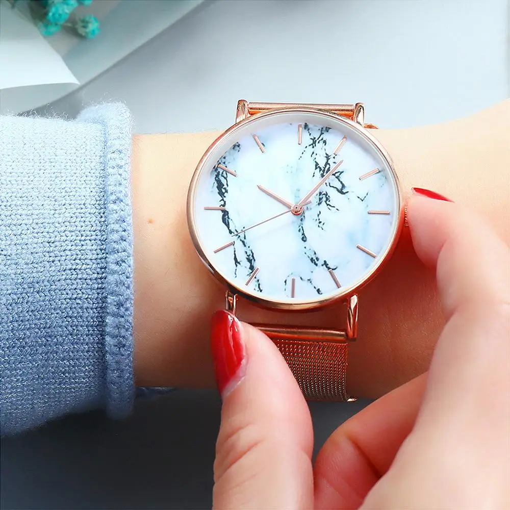 

Women Watch Women Watches TOP Brand Luxury Rose Gold Slim Mesh Female Clock reloj mujer Relogio Feminino Ladies Watch relogio
