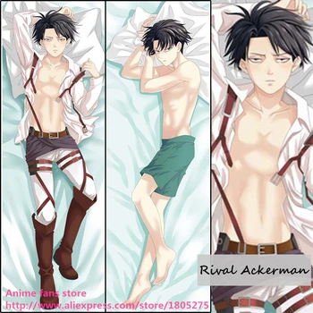 

Cool Japanese Anime Attack on Titan Rival Ackerman BL Pillowcase Pillow Case Cover decorative Hugging Body Bedding