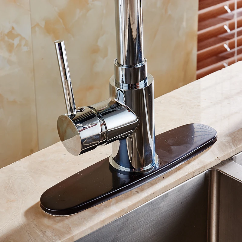 Brush-Nickel-Black-Chrome-Finish-8-Bathroom-Kitchen-Sink-Faucet-Hole-Cover-Deck-Plate-Escutcheon-Free (1)