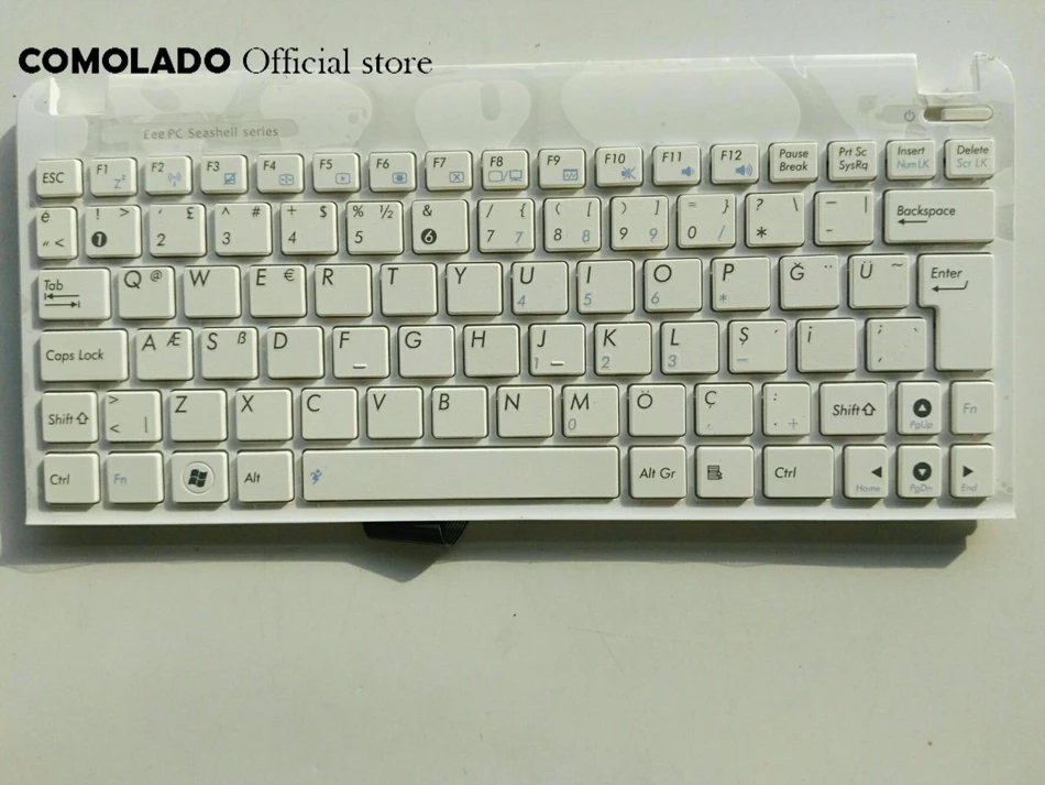 TR Турецкая клавиатура для Asus Eee PC 1015 1015B 1015BX 1015PW 1015CX 1015PD 1011 1015PX с белой рамкой