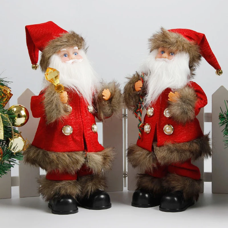 Christmas Santa Claus Doll Dance with Sound Electric Toy Navidad Ornamnets Doll For New Year Kid Xmas Party Christmas Decoration (1)