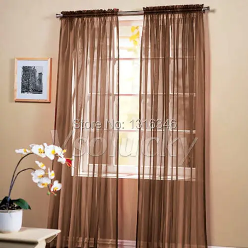 Curtains Ideas cheap brown curtains : Popular Brown Curtain Panels-Buy Cheap Brown Curtain Panels lots ...