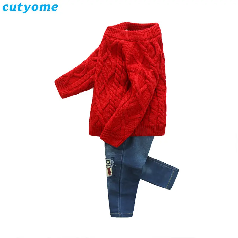Kids Boys Girls Sweater Autumn Warm Fleece Cardigans Clothing For Children Pullover Toddler Jumper Winter Clothes Girl Sweaters (18)