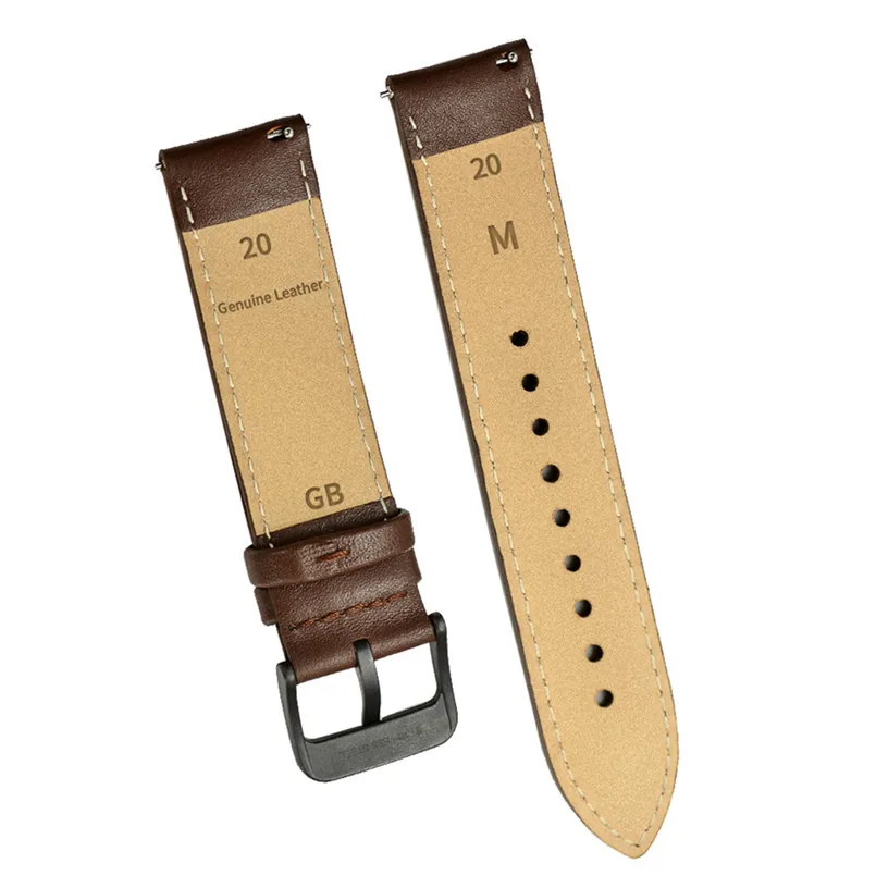 Leather Watch Band Replacement Watch Wrist Strap Band For Samsung Galaxy Watch active 20mm 220mm Softness Elegant 40MR2704