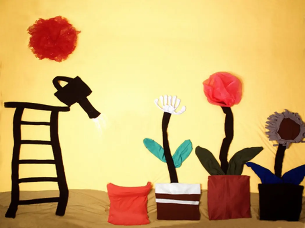 

5x7ft Cloth Flowers Ladder Sun Photography Backdrops Photo Props Studio Background