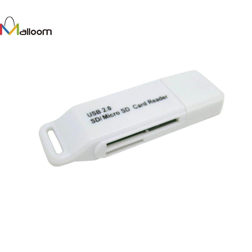 Суперскоростной смарт кардридер Malloom с USB 2 0 Micro SD HC/T Flash компактный для флэш памяти