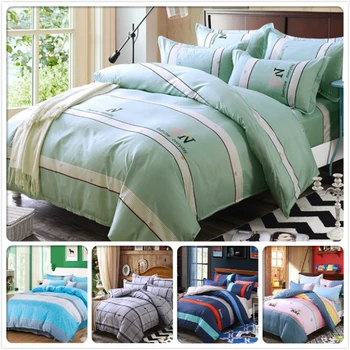 

Bed Linen 3/4 pcs Bedding Set Kids Cotton Bedlinen 5/6/7 feet Full King Queen Single Size Duvet Cover 1.5m 1.8m 2m 2.2m Bedsheet