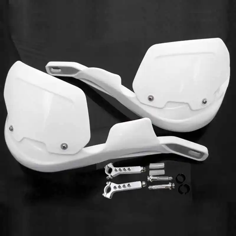 Белый Handguard 28 мм 22 мм Univesal для Honda Yamaha Kawasaki KTM Suzuki Husqvarna Dirt Bike мотоцикл ручной Guands протектор - Цвет: White