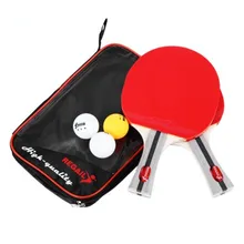 Ракетка для настольного тенниса для пинг-понга с двумя рукоятками, весло с тремя шариками, светильник с тяжелой ручкой, ракетка для настольного тенниса