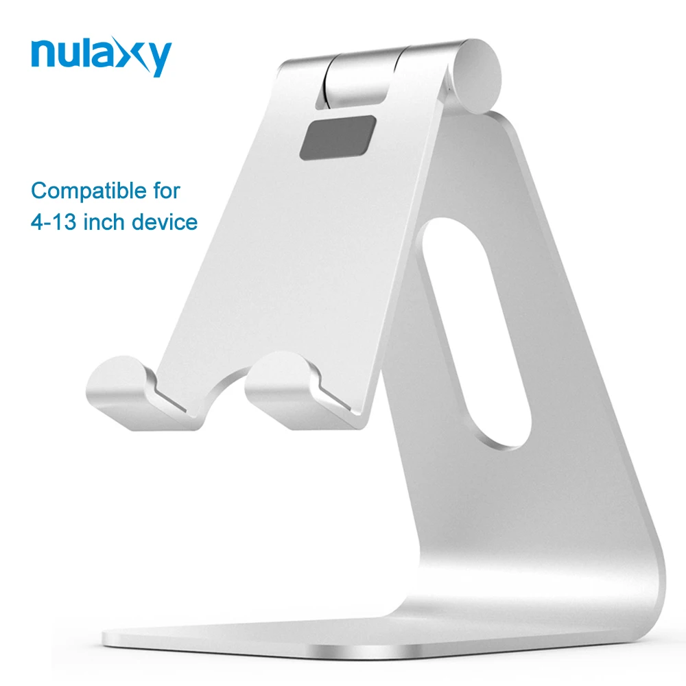 

Nulaxy Tablet Desktop Holder Aluminium Alloy Adjustable Hinge Holder For Mobile Phone Stands Plus For iPad Dock Phone Holder