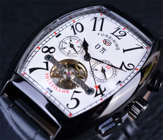 Forsining Orologio da uomo con display data e mese, cassa in oro rosa, orologio automatico di lusso di marca superiore, orologio da uomo casual._voghion.com