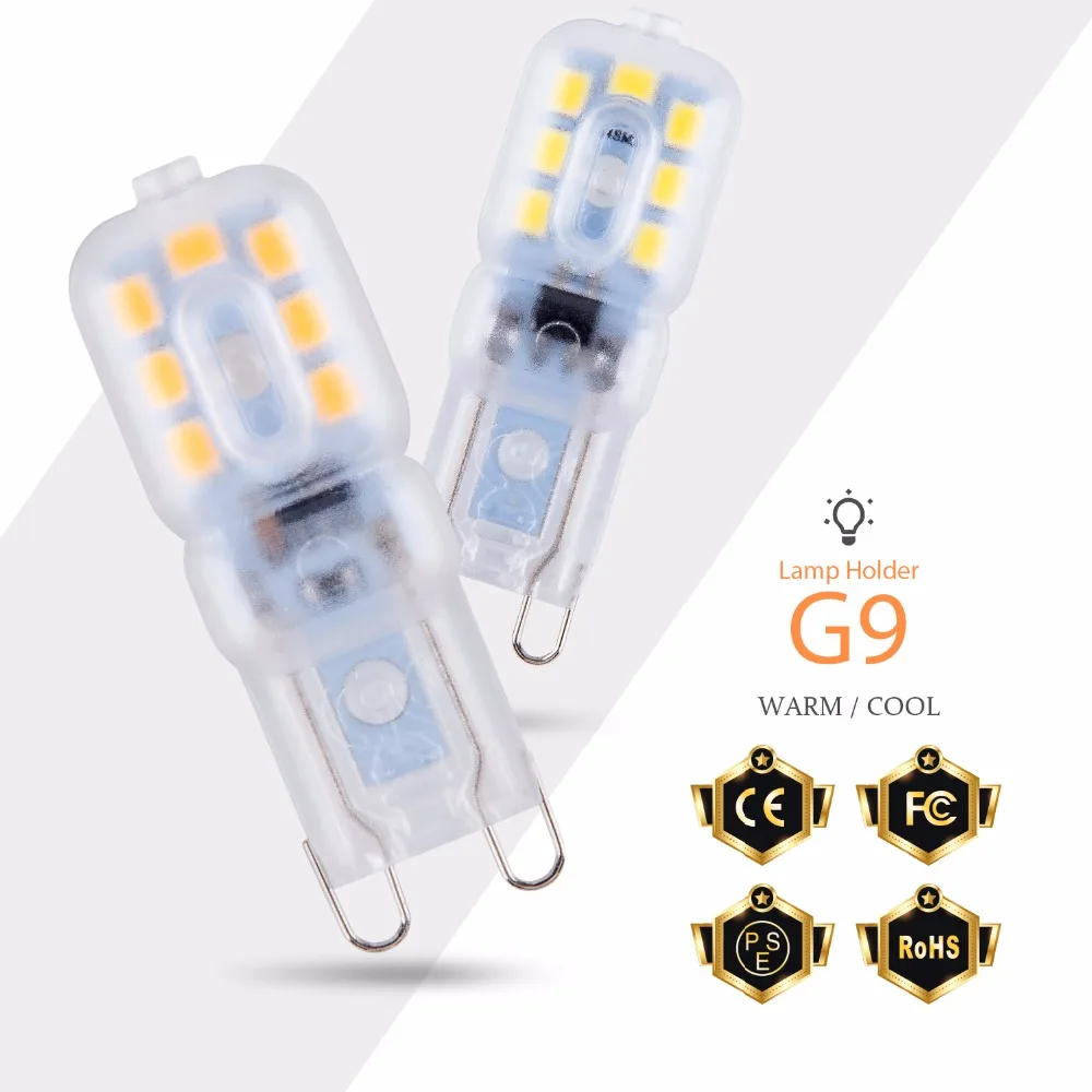 

G9 LED Bulb 220V Mini LED Lamp g9 LED Corn Bulb 3W 5W Candle Light 2835 SMD Ampul 230V Spotlight Chandelier Replace Halogen Lamp